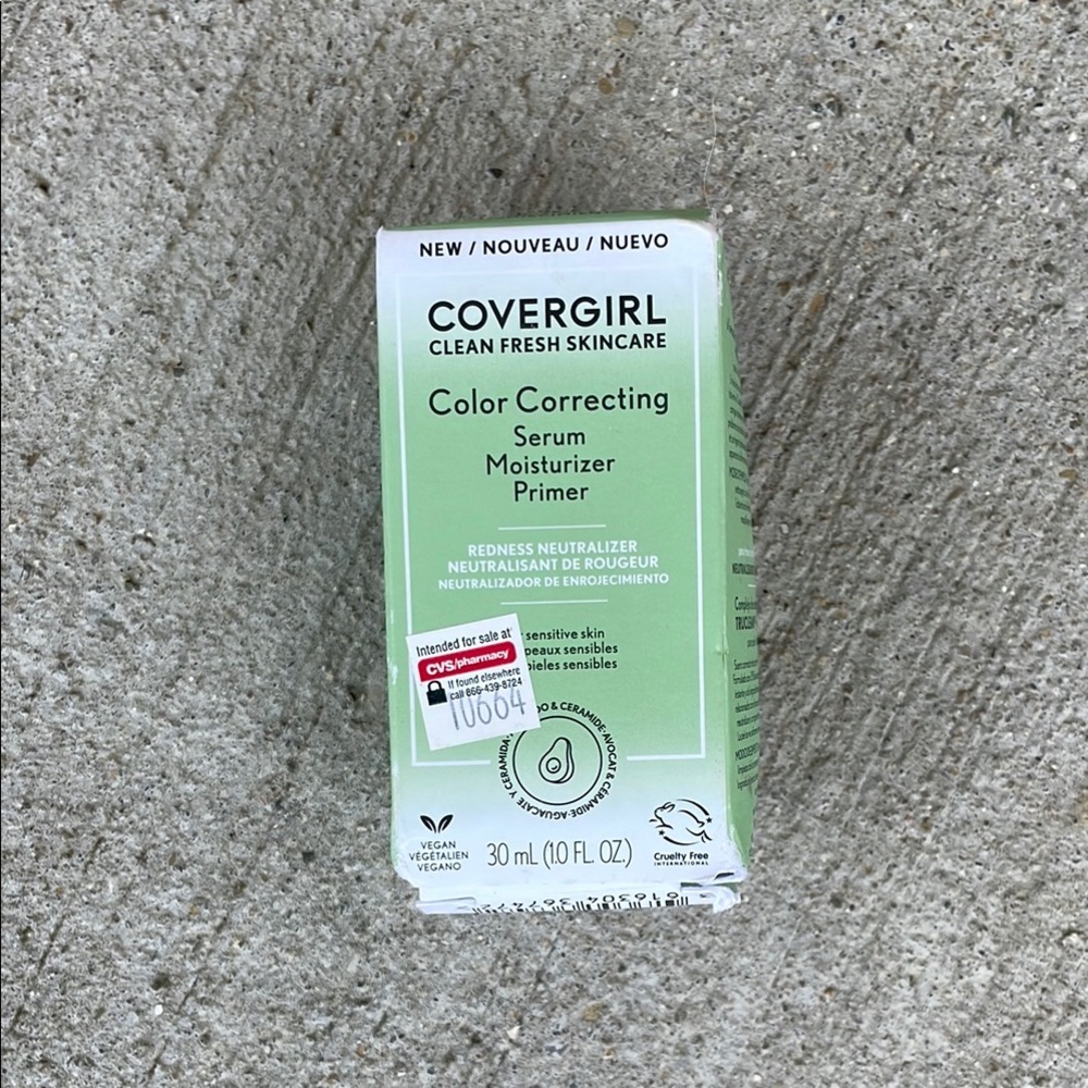 COVERGIRL Color Correcting Serum Primer - Light Green NWT Makeup Facial